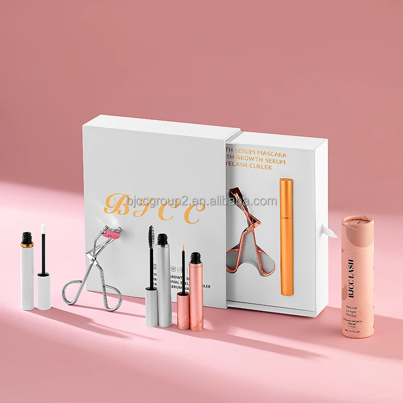 OEM ODM Biotin Peptide Keratin Private Label Oil Free Lash Growth Travel Size Set Eyelash And Brow Enhancer With Mascara Kit