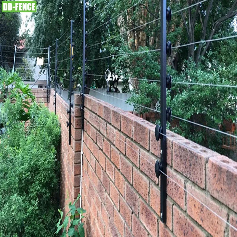 150m 6 line black poultry netting electric fence high voltage pulse electric fence for home security animal farm