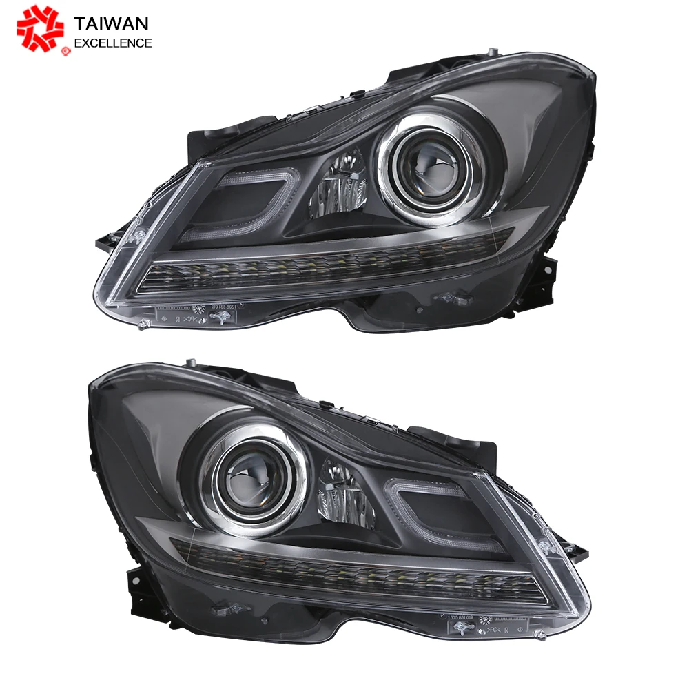 headlight For mercedes benz w204 headlight led lamp C 180 C250 2012 2013 2014 C63 Headlamp