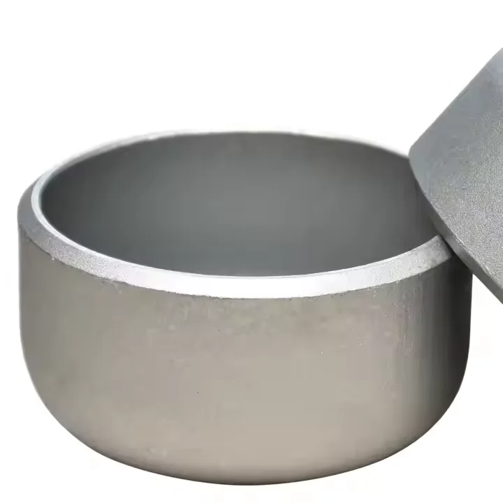 ANSI/ASME B16.9 A234 WPB carbon steel butt welded pipe cap sch40