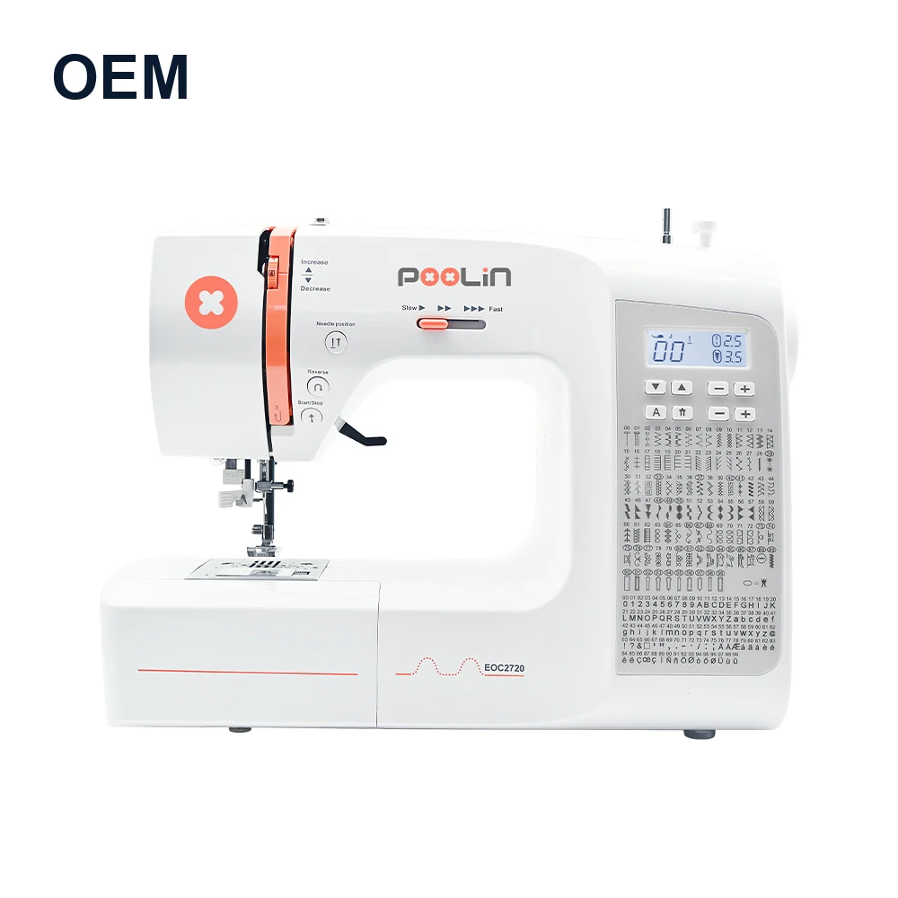 Poolin EOC2720/Your logo Chinese factory cheap high quality small sewing machine for beginner