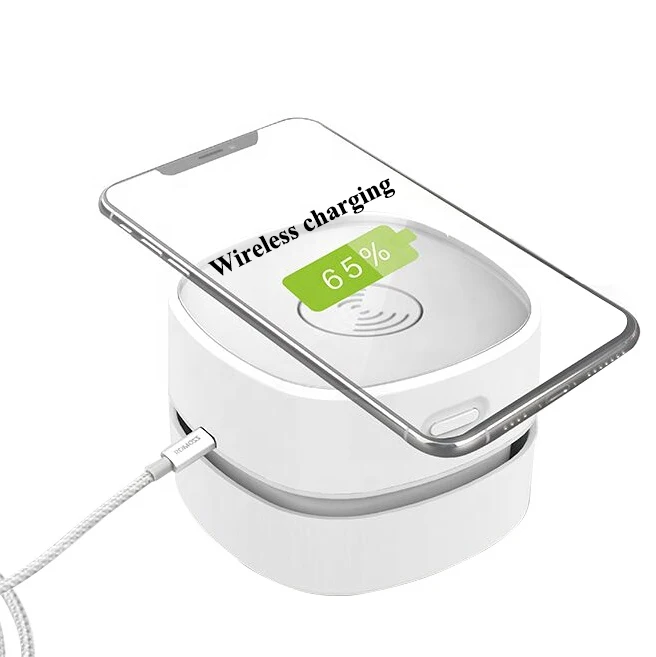 Прямая поставка, компактный Настольный пылесос C1 с беспроводным зарядным устройством, портативный робот-уборщик с USB-зарядкой для студентов