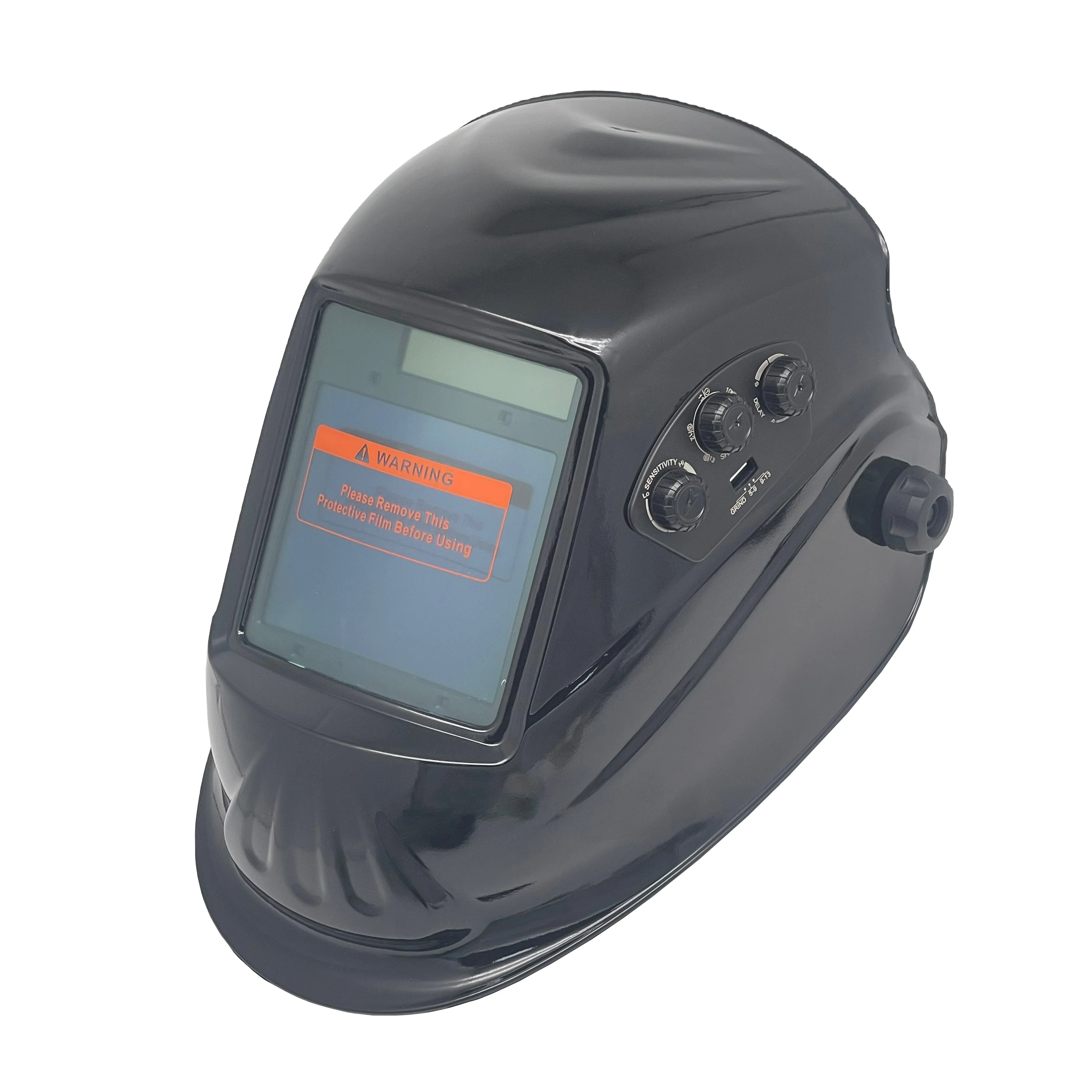 Tyno casco de soldadura con oscurecimiento automatico y vista amplia grande