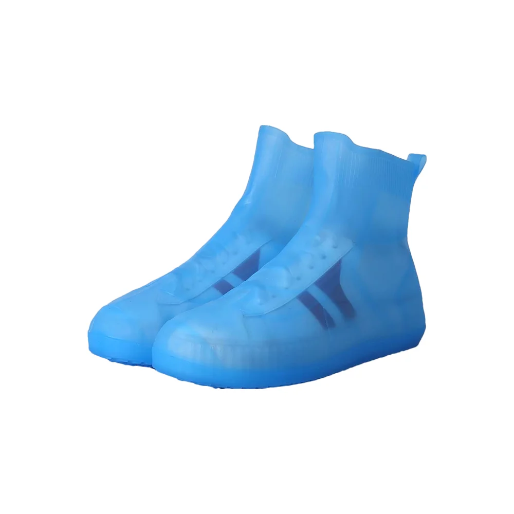 Four Seasons TPE Material Middle Tube Custom Logo Adults Silicon Waterproof Rain Shoe Covers