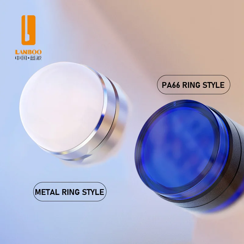 LANBOO 22SA1 Series Flat Head/Ball Head Red Green Blue Yellow White LED Signal Lamp