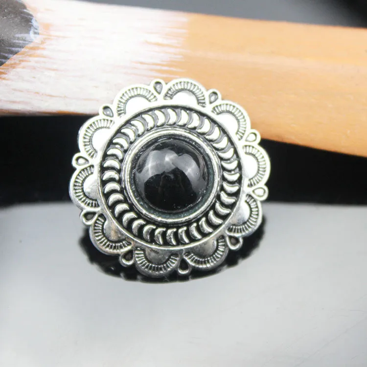 Высокое качество Новая мода цветок DIY Western Conchos с камнем для кожаного кошелька