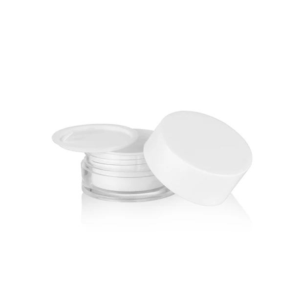 Customized 20Ml Cosmetic Packaging Round Plastic Pet Skin Care Cream Jar