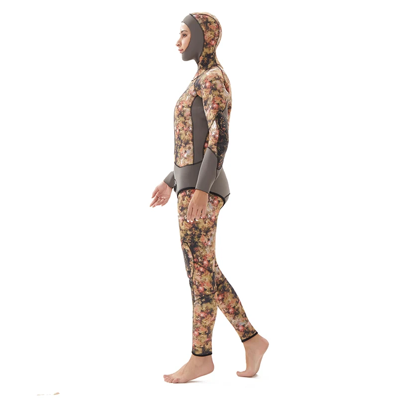 3Mm Neoprene Wet Breathable Nontoxic Women Skin Friendly Swim Body Long Sleeves Diving Surfing Wet Suit