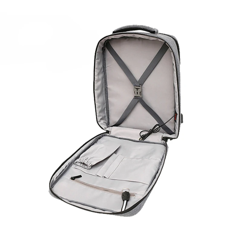 Wholesale Brand Fashion Laptop Retail Fashion Modern USB Laptop Backpack USB Charging Backpack