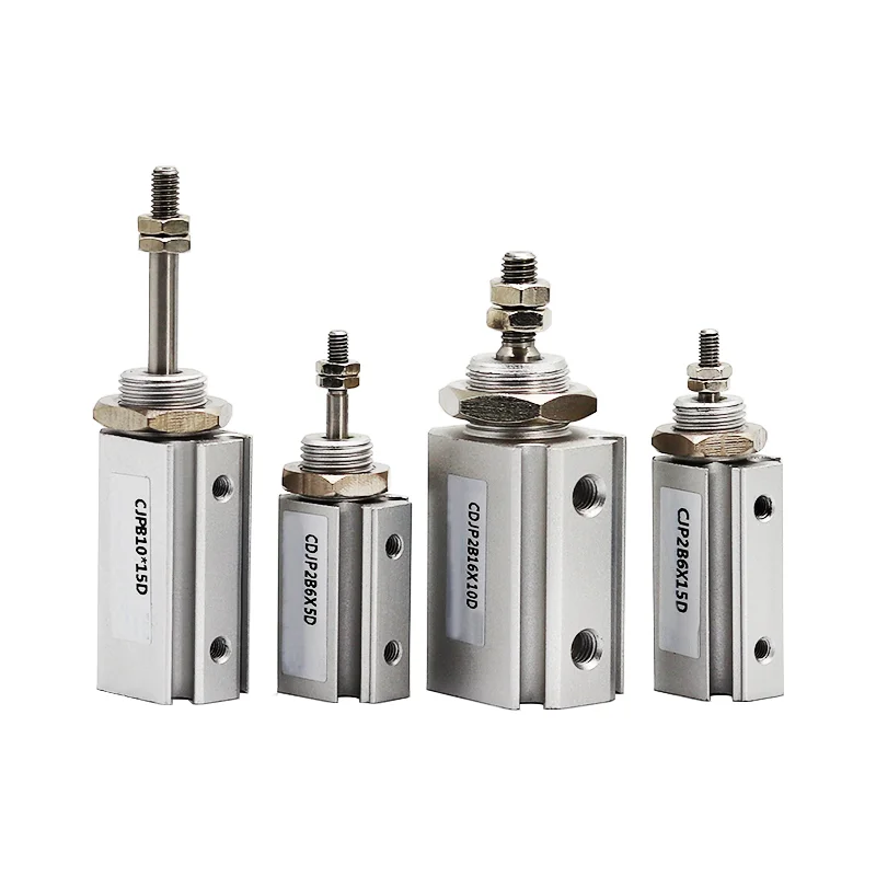CDJP2B15x5D Stroke 5-15mm With Magnetic Double Acting Micro Mini External Thread Needle Air Pneumatic Cylinders