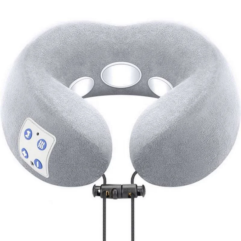 ems neck massager U-shaped heating electric pulse back and neck massager