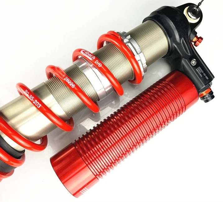 
advanced aluminum rally racing shock absorber 4X4 coilover monotube compression rebound dual speed CDS EIbach springs 