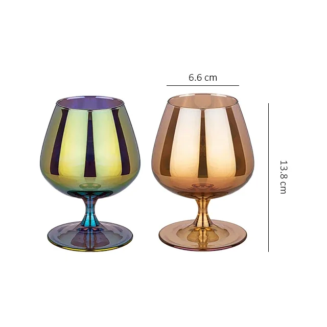 High quality wine glass stemware with classic shape Custom Glass Dessert Crystal Wine Glasses Brandy Glass Cognac Wine Cup