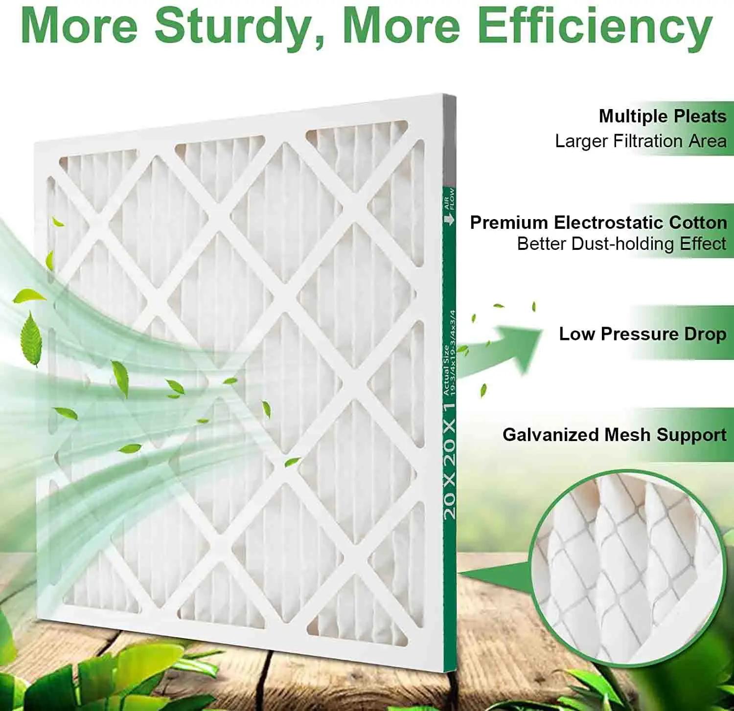 Хорошее качество Merv 7 Merv 9 Merv 12 плиссированная картонная рамка Ac печь очиститель воздуха фильтр для бумаги