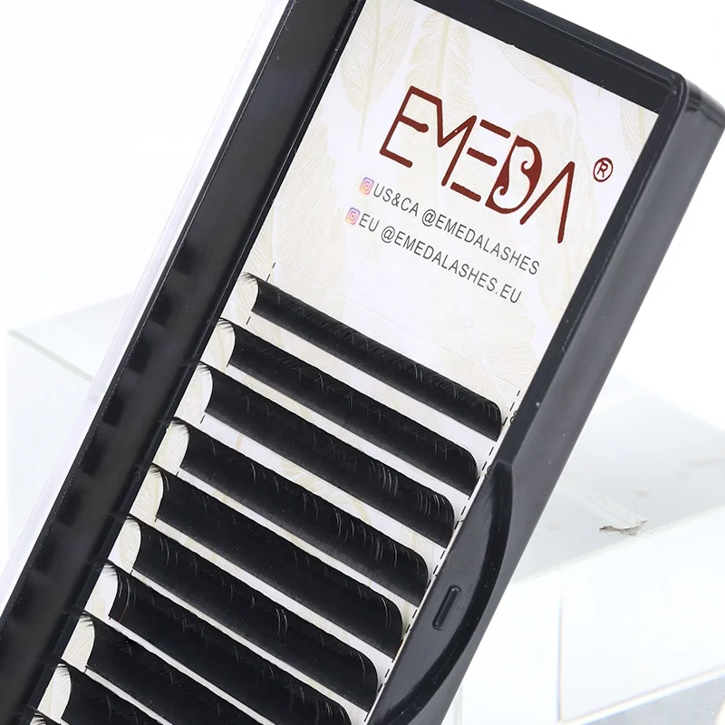 High Quality Super Soft Korean PBT Fiber Material Individual Eyelash Extensions
