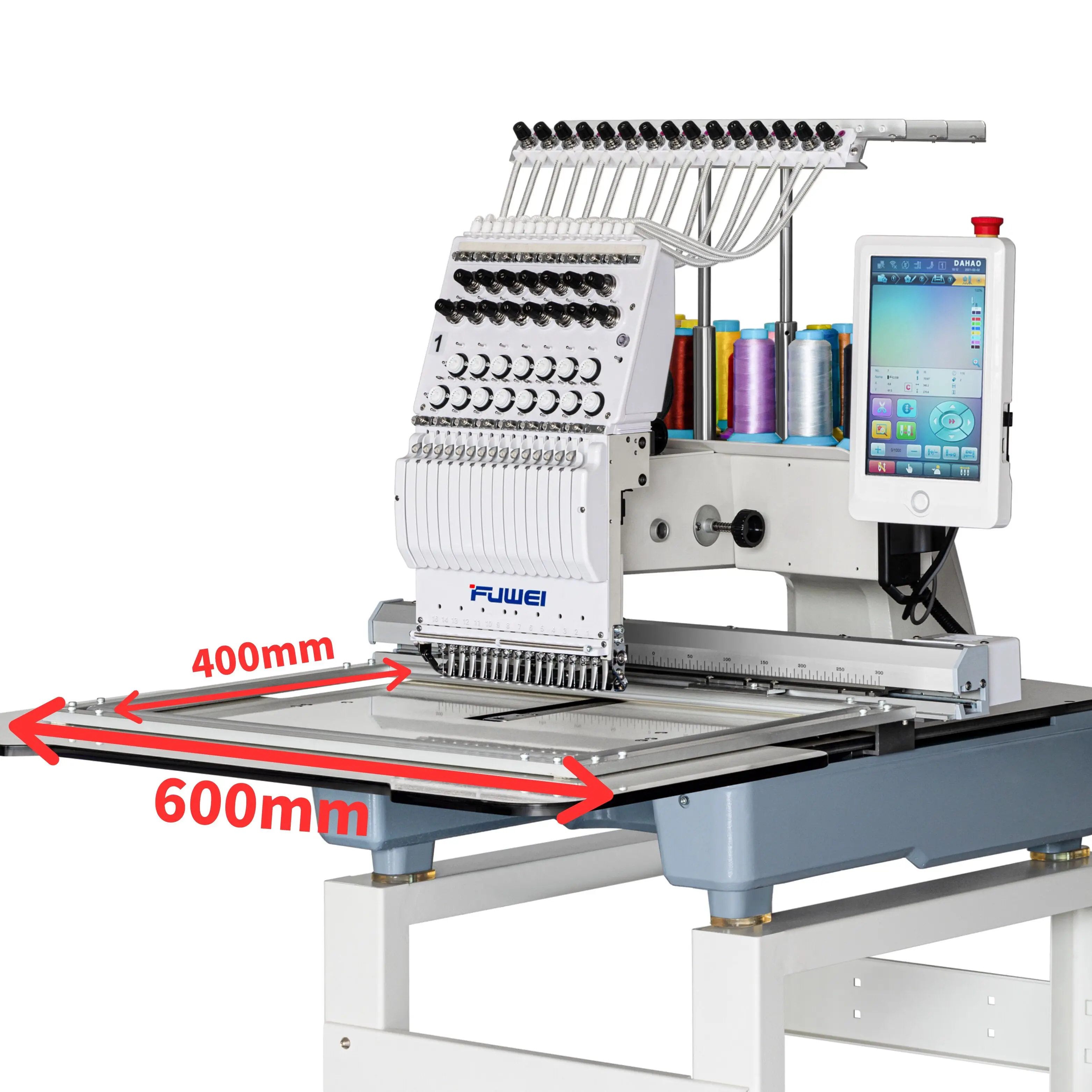 latest single head 15 needles professional cap computer embroidery machine with good price