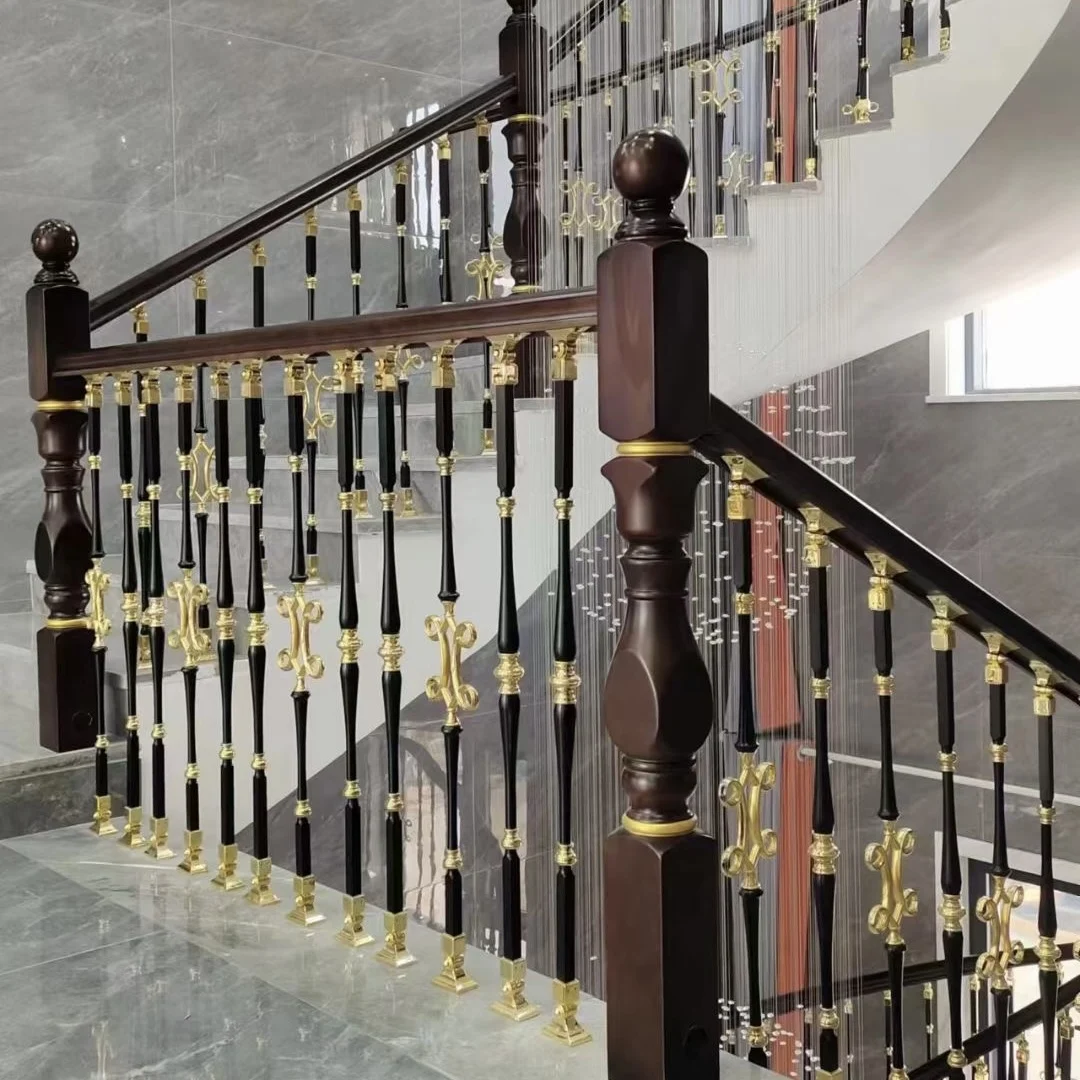 New customization handrails and aluminum guardrails indoor stair railings baluster for staircase decoration