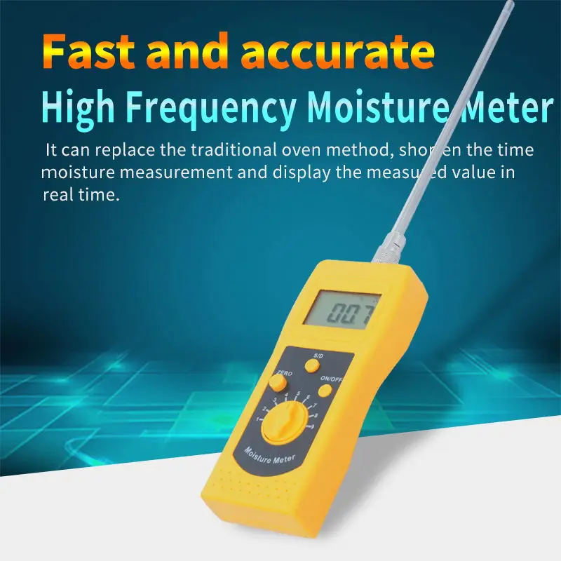 High-Frequency Moisture meter DM300 to test different kinds of material
