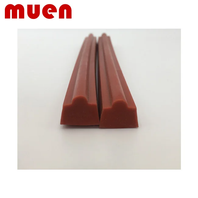 silica gel sealing strip/extruded silicone rubber seal strip/High temperature and flame retardant silicone sealing strip