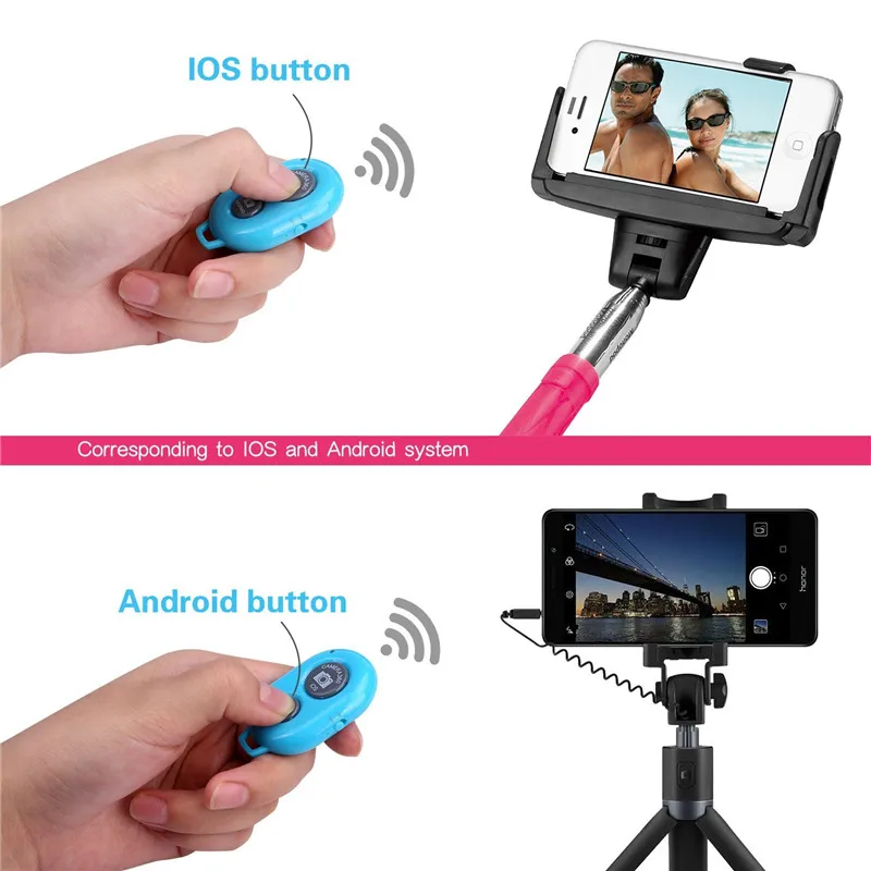 
The BT shutter release BT can control the Selfie button of the remote control adapter camera 
