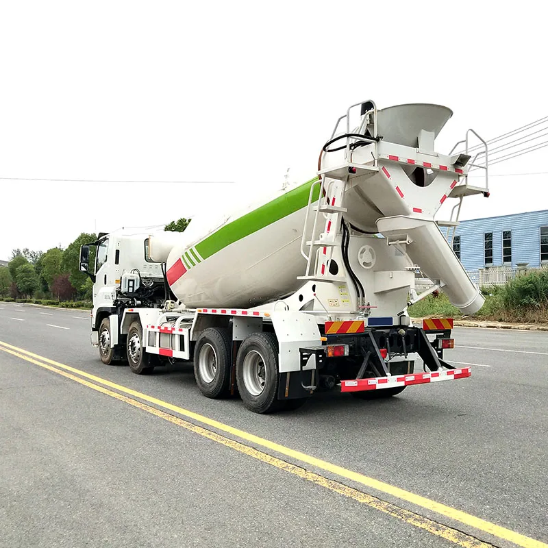 1SUZU GIGA 8x4 Concrete Mixer Truck 8CBM Mixing Drum Cement Mixer Truck for Sale
