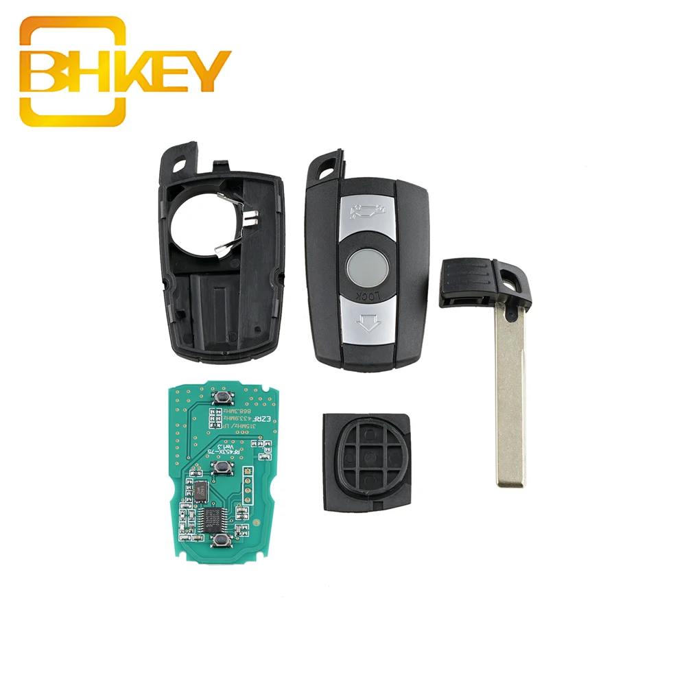 3 кнопки CAS3 868 МГц PCF7945 чип смарт-ключ KR55WK49127 дистанционный ключ для BMW X5 X6 E46 E60 E63 E65 E83 E85 E90 E92