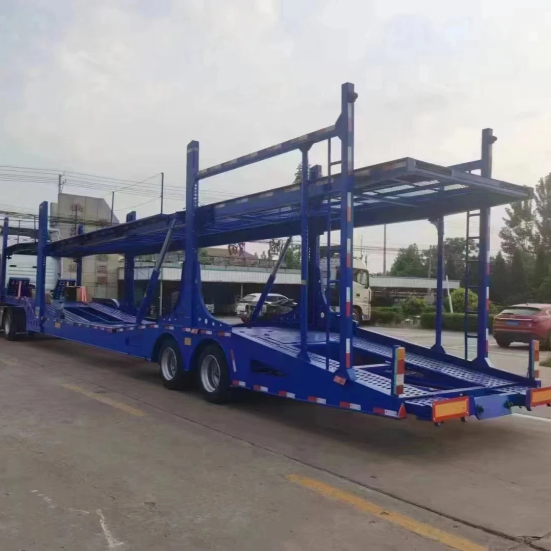 Super Long Semi-Trailer Steel Logistics Carrier Carrier Trailer for Efficient Long-Distance Transportation