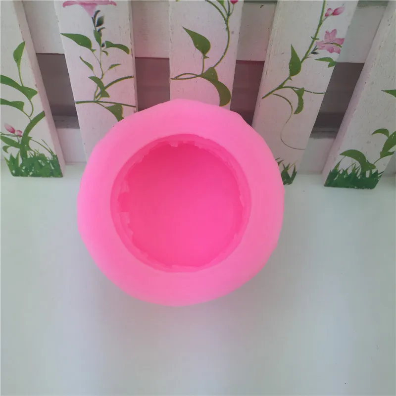 Custom 3D Round Shape Edible Silicon Handmade Soap Fondant Cake Mold Candle Chocolate mould