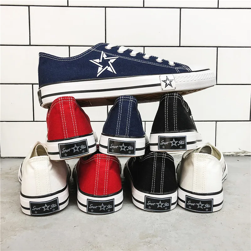 
Hot sale classic design lace up skate jeans mens shoes canvas 