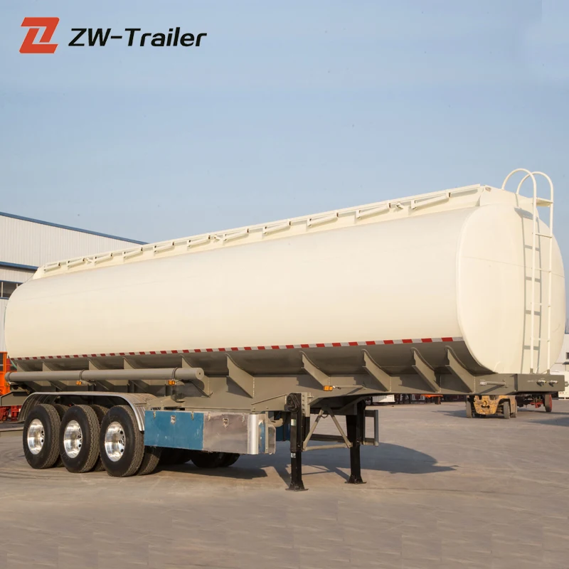 New 3 Axle Stainless Steel Oil Fuel Tanker Tanks 60000l Semi Trailer for Sale