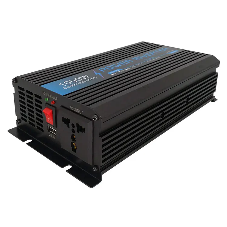 110v 220v Sine Power Inverter DC AC 12v 24v 48v 1000W Home Car Solar Wave LED Display 6kw Output Power