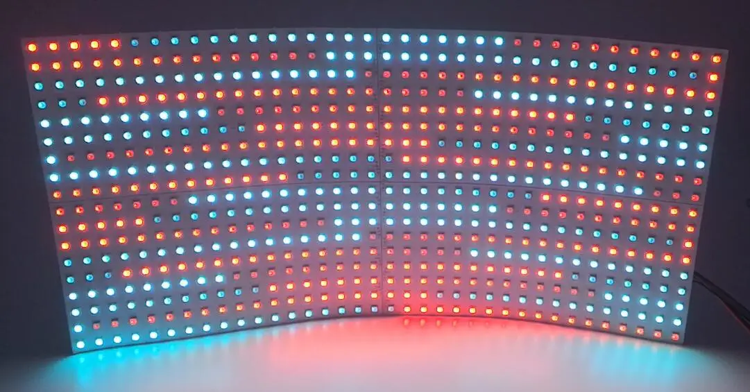DC5V digital flex rgb led Panel 5V APA102 22Khz flexible pixel led sheet
