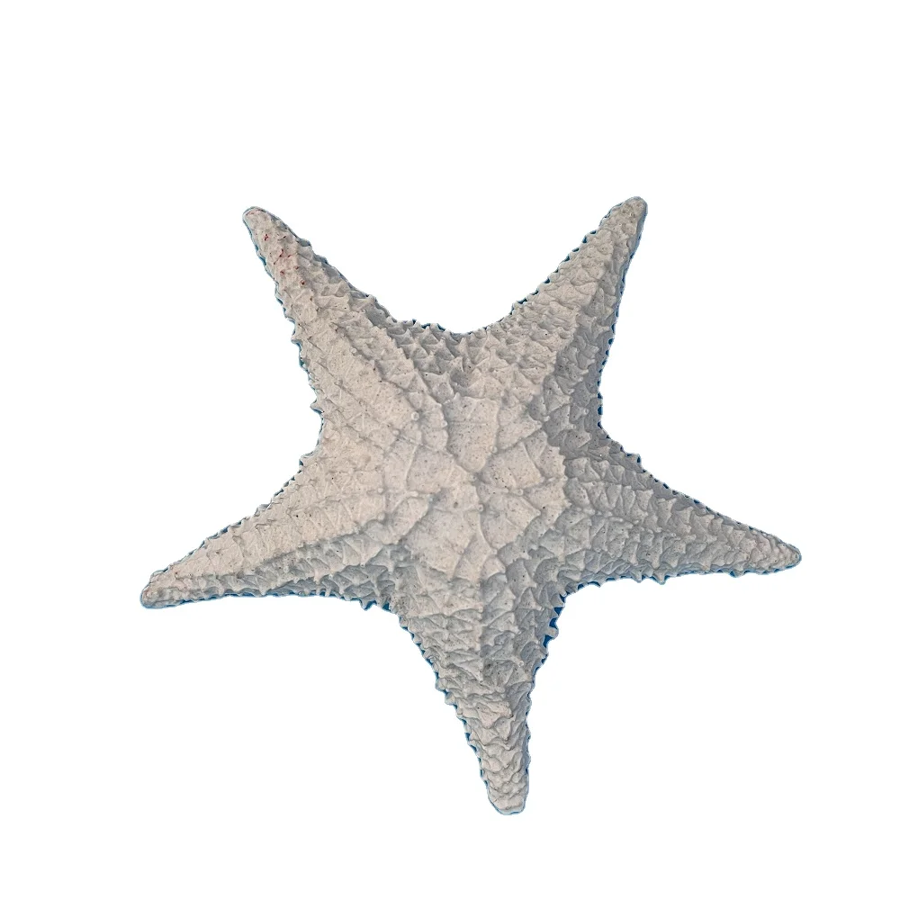 Handmade Artificial Resin Crafts-Starfish Landscape Sculpture for Home Decoration Birthday Party for Simulating a Lively Scene