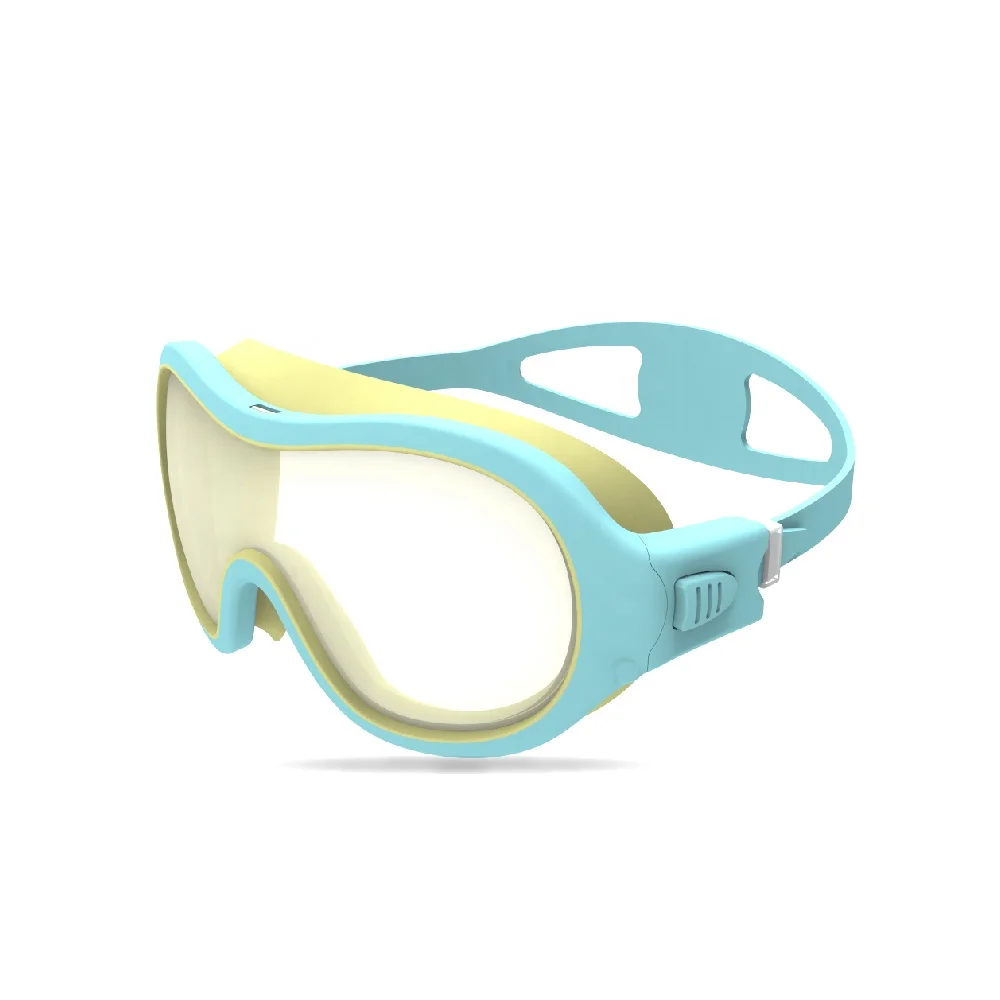 Kids Swimming Goggles Soft Silicone Clear Vision Anti Fog UV Protection Soft Nose Bridge Kids Swim Googles