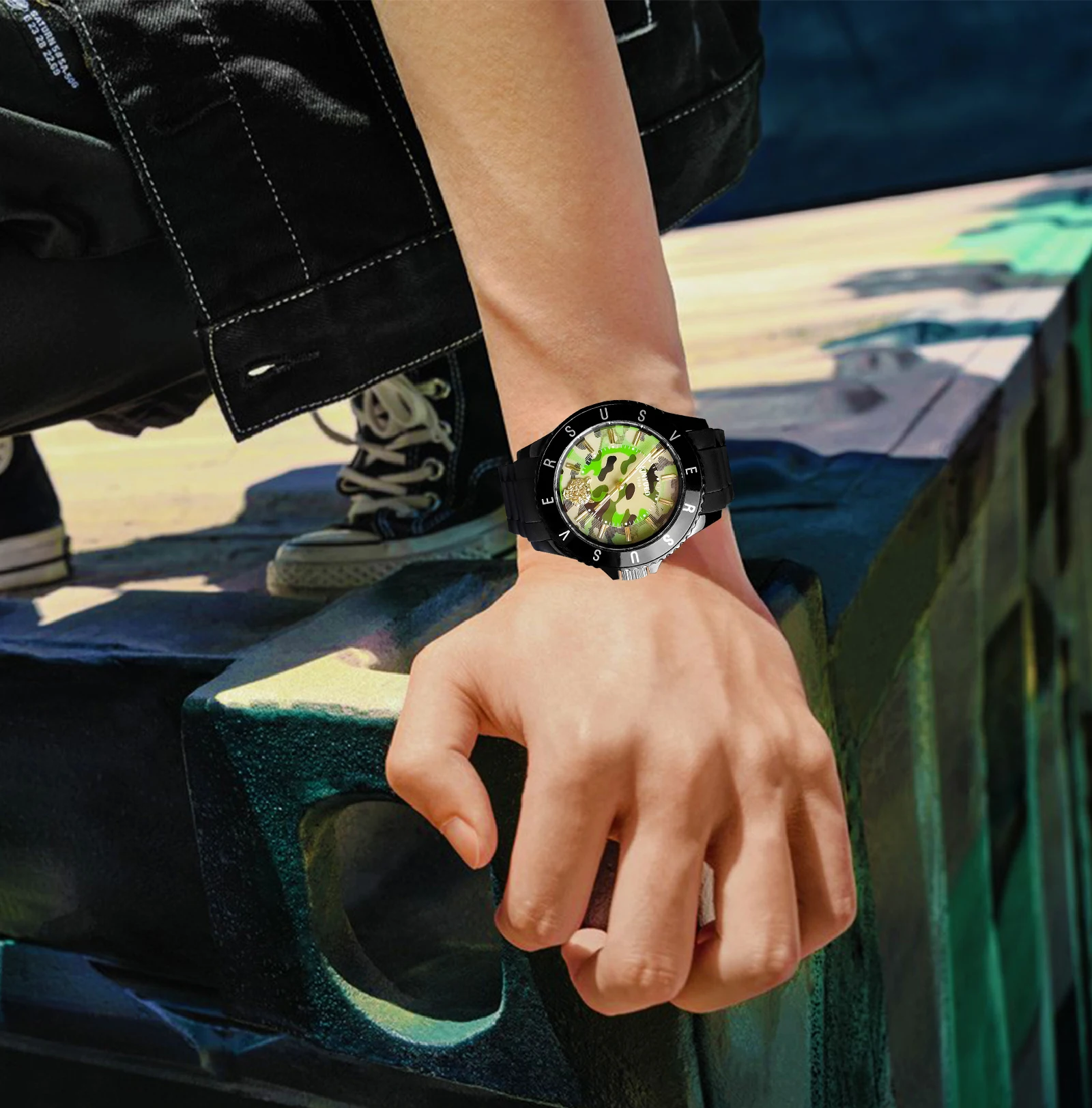 2023 KINYUED Factory Hot selling Quartz Watches Life Waterproof  Wristwatch Men Quartz Movement for Men