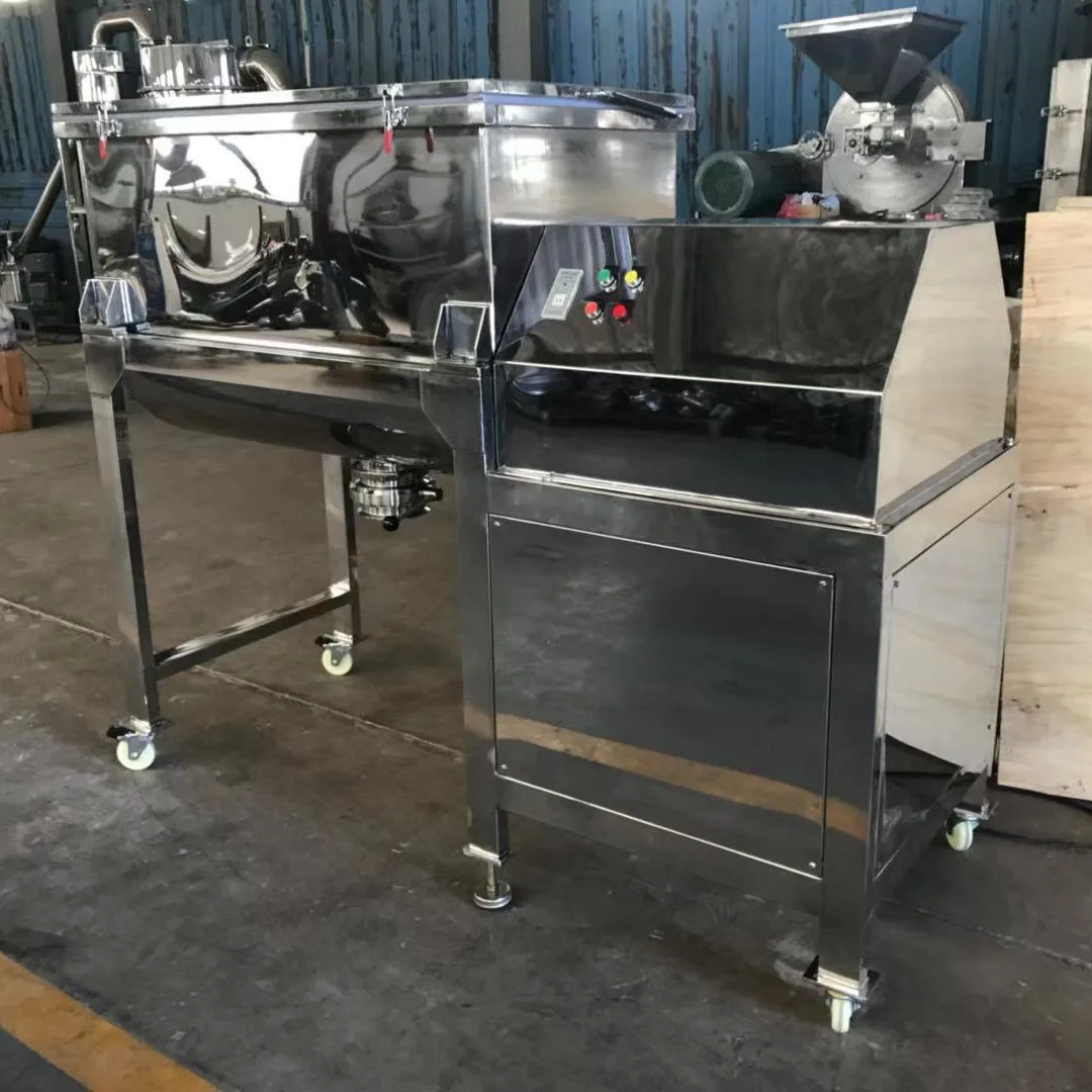 Stainless steel ribbon blender horizontal powder ribbon mixer