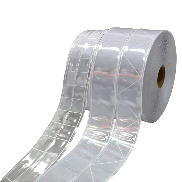 PVC Reflective lattice strip for safety vest,jackets,Reflective tape for safety clothing