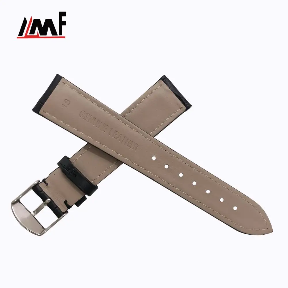 Bulk Order New Trend Multiple Size Croco Pattern Adjustable Cuff Stainless Steel Buckle Watch Bands For Wristwatch