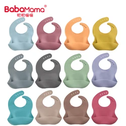Wholesale Cheap Customize Waterproof Feeding Cute Washable OEM ODM Printed Logo Multi ColoreEating Baby Feeding Bibs With Pocket