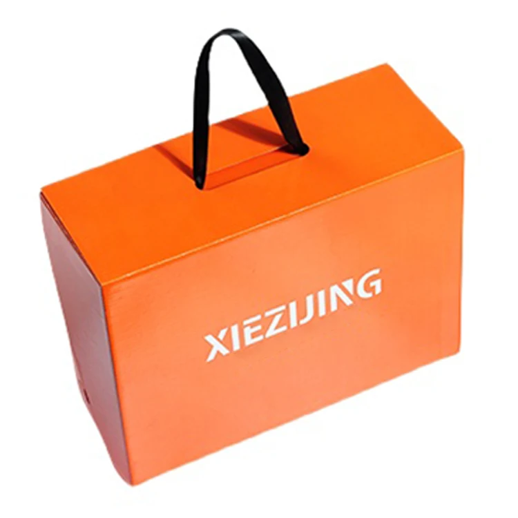 Customize Logo Printed Black Paper Flat Pack Rigid Cardboard Clothing Cosmetic Shoe Foldable Packaging Magnetic Folding Gift Box