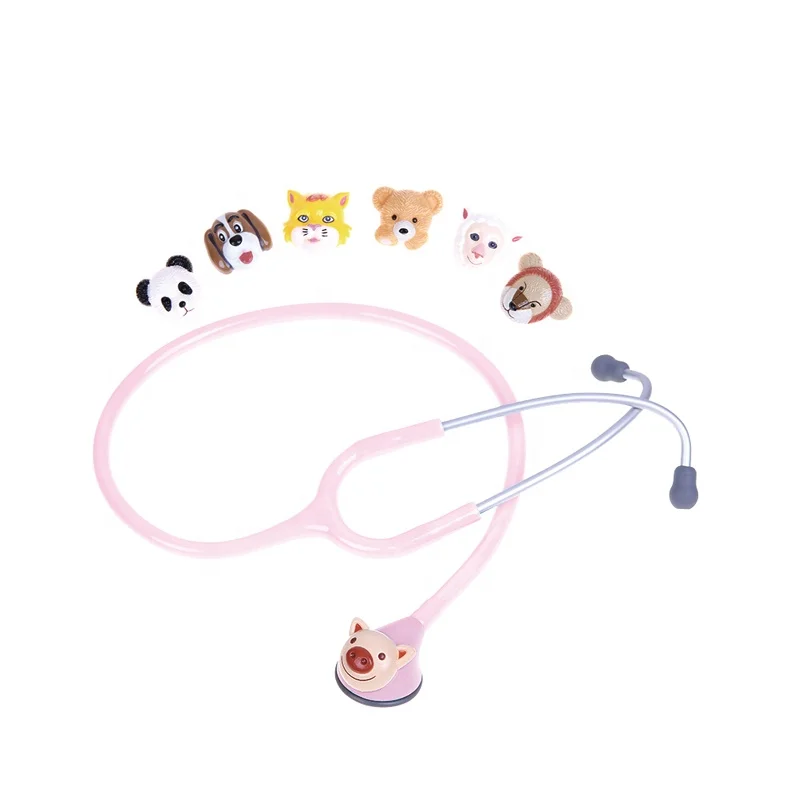 Hot Selling Medical Pediatric Double Head Pink Stethoscope