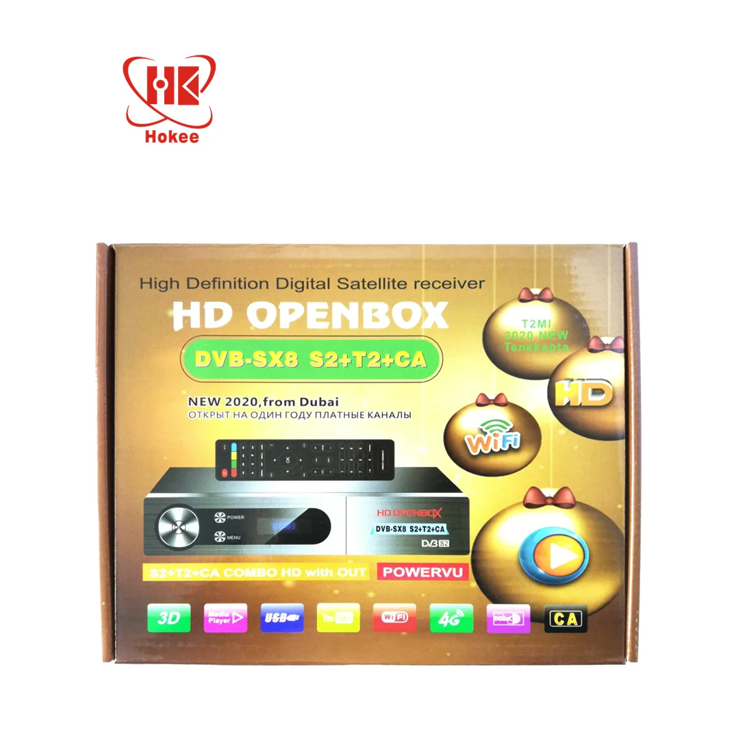 
Factory Satellite Decoder with IPTV Free DVBSX8 