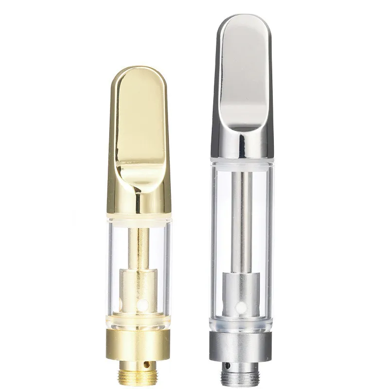 Wholesale Top Rated Empty 0.5 0.8 1ml Cartridge Coil 510 Thread Cartridge Ceramic Atomizer Vaporizer Cartridges