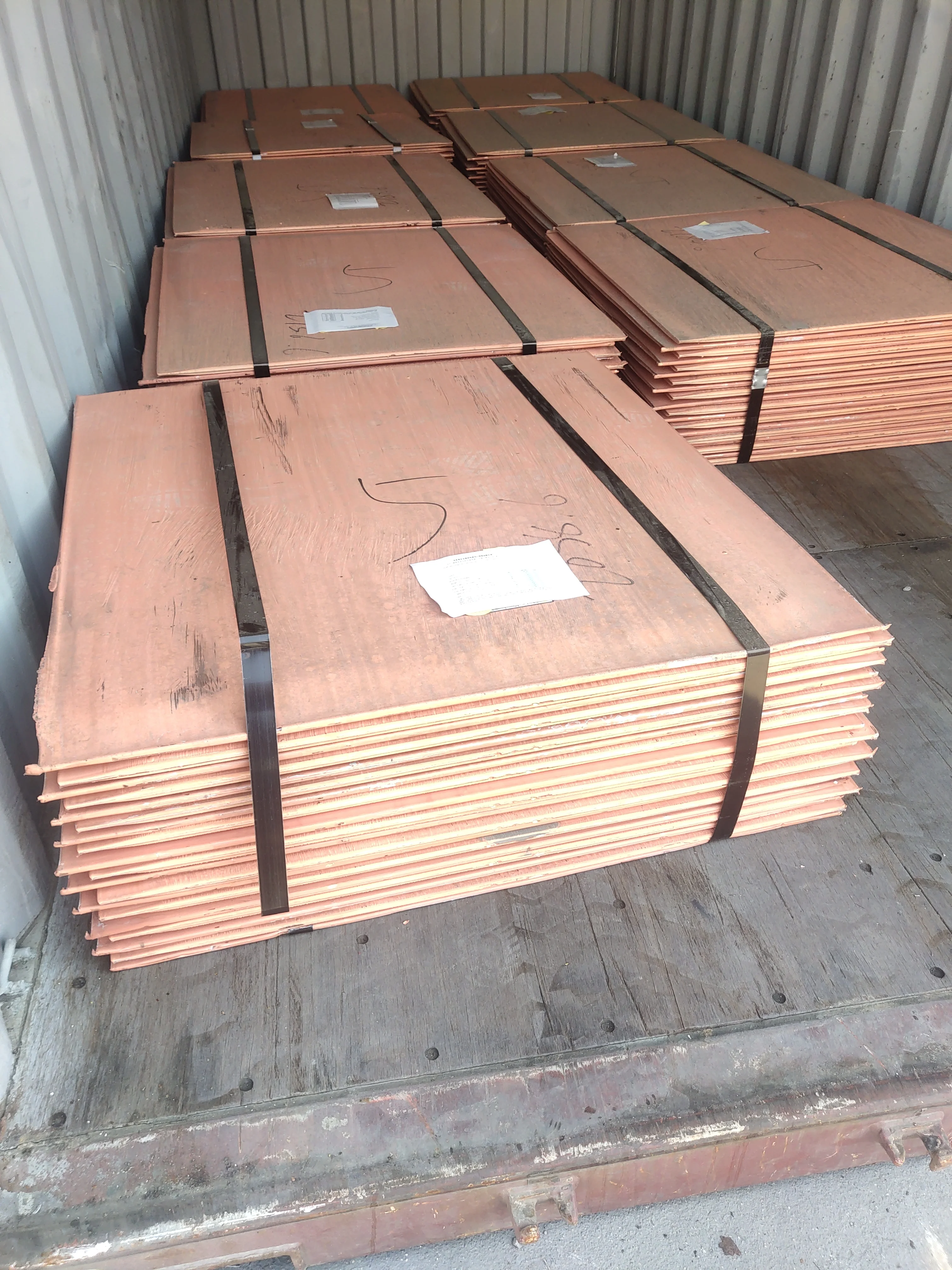 Factory Supply Directly 99.99% Grade Electrolytic Copper Cathodes Sheet Plate