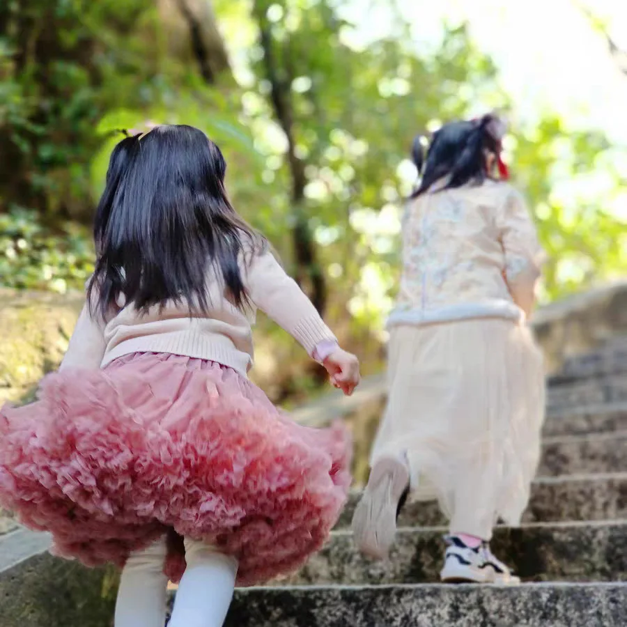 15 Colors Girl Baby Princess Skirt toddler Lolita style tutu Skirt Sweet fluffy Skirt For PARTY
