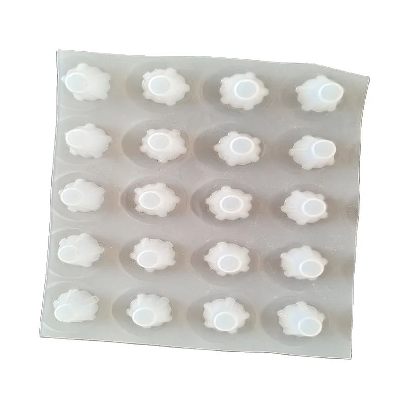 Dimpled Waterproof Drainage Board Construction Plastic Sheet HDPE Drainage Board Dimple Membrane Drain Mat