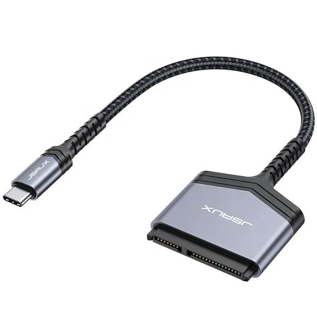  Jsaux USB 3 0 кабель с разъемами типа C и SATA 2 5 дюймов внешний жесткий диск сверхвысокой плотности цвет серебристый металлик внутренний для 22 Pin адаптер Поддержка мобильного телефона