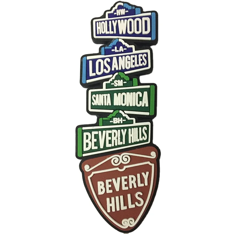 Amazon Creative Personality Cartoon pvc soft Magnetic refrigerator paste customized