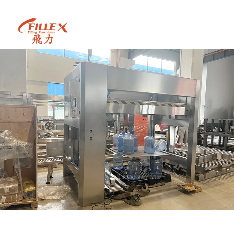 5 gallon Pallet palletizer barrel water packing line Automatic Stack Robot Pallet palletizer