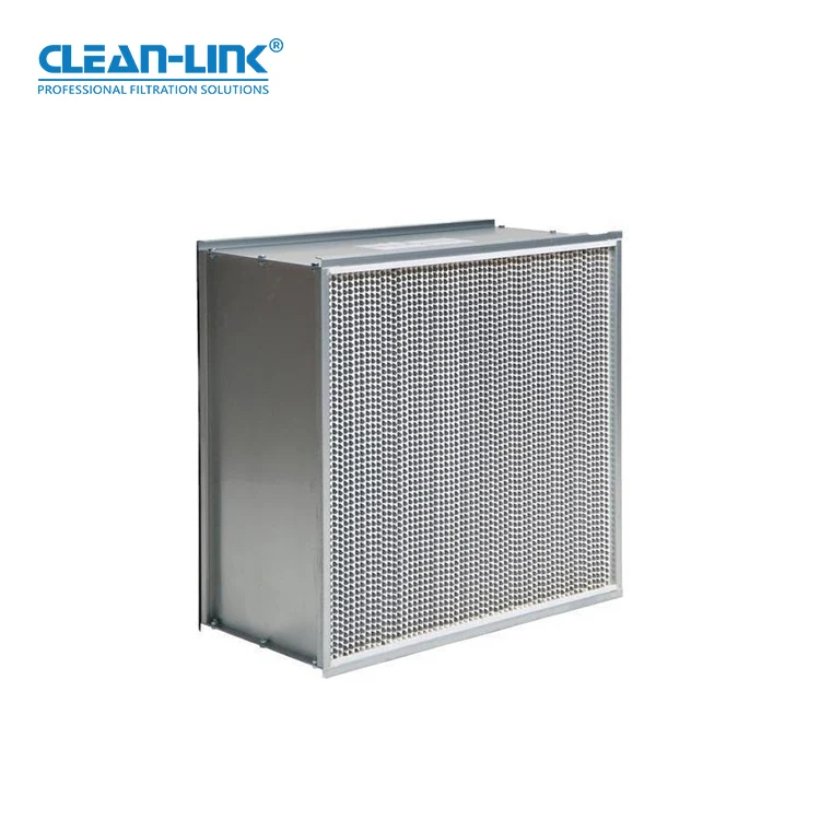 Deep Pleated HEPA Filter Box H14 610x610